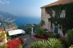 a building with a view of the ocean at Hotel Parsifal - Antico Convento del 1288 in Ravello