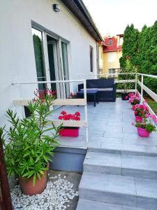 Balkón nebo terasa v ubytování Veronika Rooms