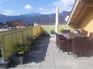 Widok na góry z tego apartamentu