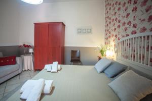 A bed or beds in a room at A Corte