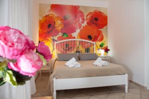 A bed or beds in a room at A Corte