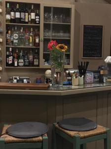The lounge or bar area at Theodosia Studios