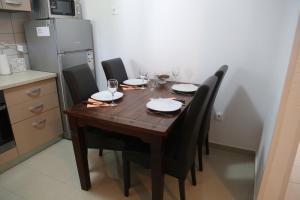 Kuchyň nebo kuchyňský kout v ubytování Apartment Drazan