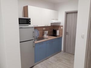 Kuchyň nebo kuchyňský kout v ubytování Apartments Roko