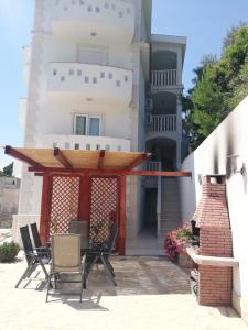 Balkón nebo terasa v ubytování Apartments Malou