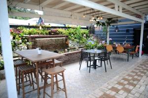 Balkón nebo terasa v ubytování Tiny Boutique Habitat