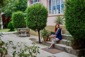 Zahrada ubytování Bodhi Guest House