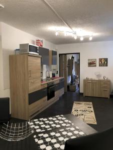 Kuchyň nebo kuchyňský kout v ubytování Haus Marion