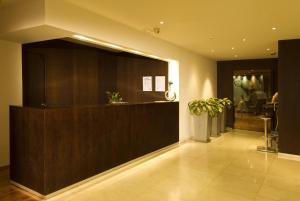 Lobby alebo recepcia v ubytovaní Kos Aktis Art Hotel