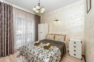 Voodi või voodid majutusasutuse FAVAR Carpathians toas