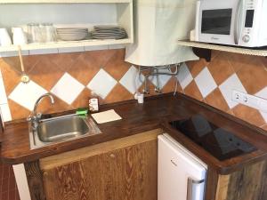 Kuchyňa alebo kuchynka v ubytovaní Pajta Apartman