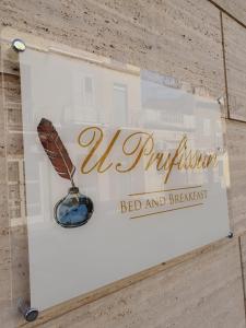 Certifikát, ocenenie alebo iný dokument vystavený v ubytovaní B&B U PRUFISSURI