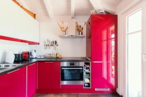 Køkken eller tekøkken på Como Lake & Mountain