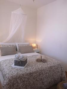 Ένα ή περισσότερα κρεβάτια σε δωμάτιο στο Villa Sky with stunning view