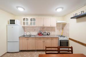 Kuchyňa alebo kuchynka v ubytovaní Bier-Lak Apartman House 71