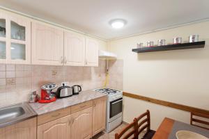 Kuchyňa alebo kuchynka v ubytovaní Bier-Lak Apartman House 71