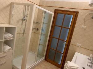 Koupelna v ubytování Arega B&B