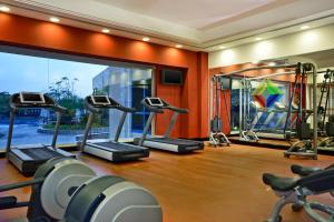 Fitness center at/o fitness facilities sa Helnan Dream Hotel and Conference Center