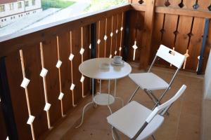 A balcony or terrace at New Inn