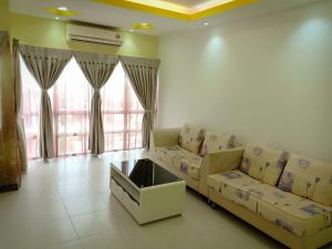 Posezení v ubytování Sekinchan Paddy via Seaview Home 高楼 看海 稻田 民宿