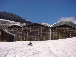 Το Disentis mountain view τον χειμώνα