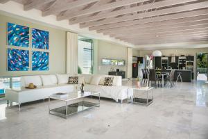 A seating area at Aloni Villa - Contemporary Villa with Private Pool & Sea Views, Fiskardo