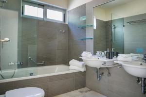 A bathroom at Aloni Villa - Contemporary Villa with Private Pool & Sea Views, Fiskardo