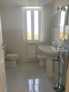 Koupelna v ubytování B&B Villa Etelka
