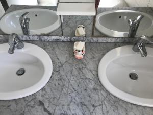 Koupelna v ubytování Appartement à la mer