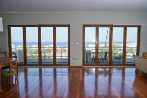 Χώρος καθιστικού στο Panoramic Loft