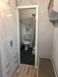 Koupelna v ubytování Schöne Bergsicht