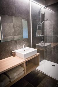Koupelna v ubytování B&B Gitsdal