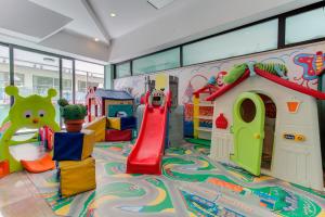 a play room with many different types of play equipment at Hotel Nevada in Bellaria-Igea Marina