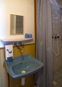 Kúpeľňa v ubytovaní Chalupa Brtnička