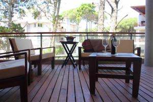 En balkon eller terrasse på Apartamentos en Agua Calma