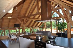 Kuchyň nebo kuchyňský kout v ubytování Ferienwohnung Reichart