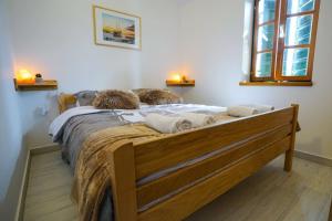Posteľ alebo postele v izbe v ubytovaní Villa Anka + 12 fotografií