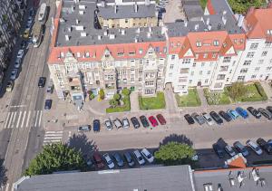 Ett flygfoto av Tulip-Apartments - Jagiellońska 24 poddasze bez windy