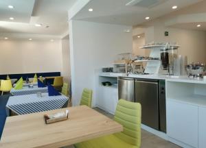 Kuchyň nebo kuchyňský kout v ubytování Almalux Jesolo Wellness & Spa 3 stelle superior