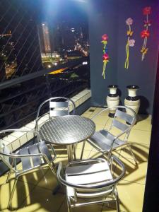 Balkón nebo terasa v ubytování Apartamento Em Andar Alto com Vista Mar Meireles
