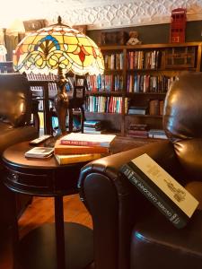 Knihovna v bed and breakfast