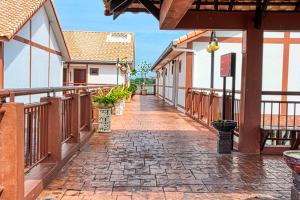 Balkón nebo terasa v ubytování AlexaPD Private Water Chalets
