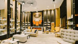 Posezení v ubytování Atour Hotel Wuhan Changqing Road Branch