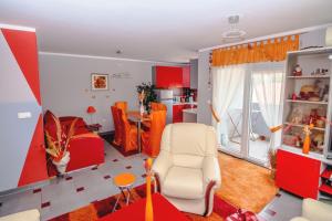 Zona de estar de Apartments Saric