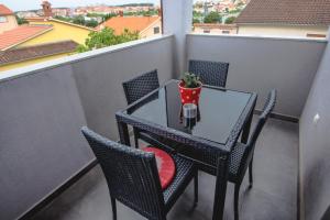 Balkón nebo terasa v ubytování Apartments Saric