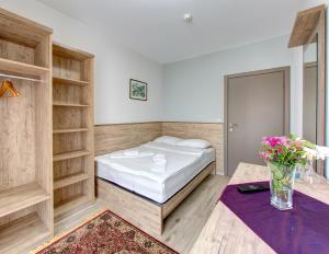 Postel nebo postele na pokoji v ubytování Motel MontaNaro