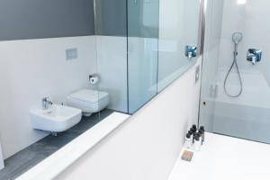 Koupelna v ubytování Buzë Boutique Hotel