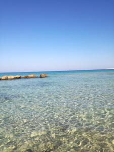 una vista del océano con rocas en el agua en Salento nel cuore, en Racale