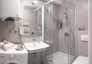 Kúpeľňa v ubytovaní Rivus Apartments + 37 fotografií