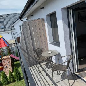Balkon lub taras w obiekcie Pensjonat SYRENA